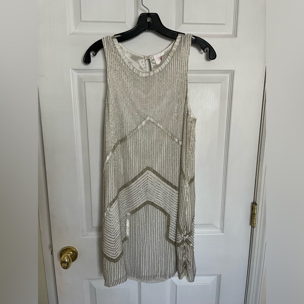 Parker Midi Sequin Silk Dress